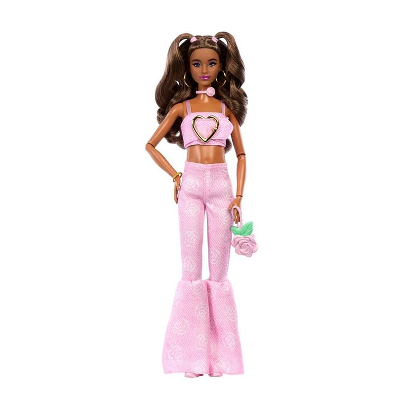 Barbie Deluxe Style Boneca Calças Boca de Sino