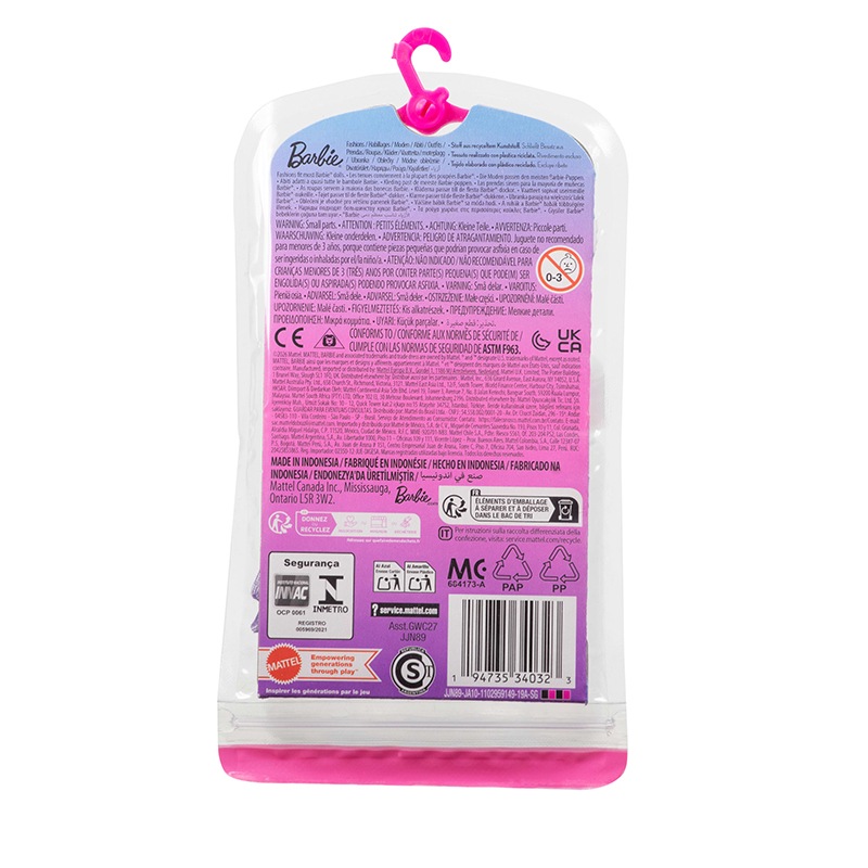 Barbie Look Completo - Vestido Morado - Imagen 1