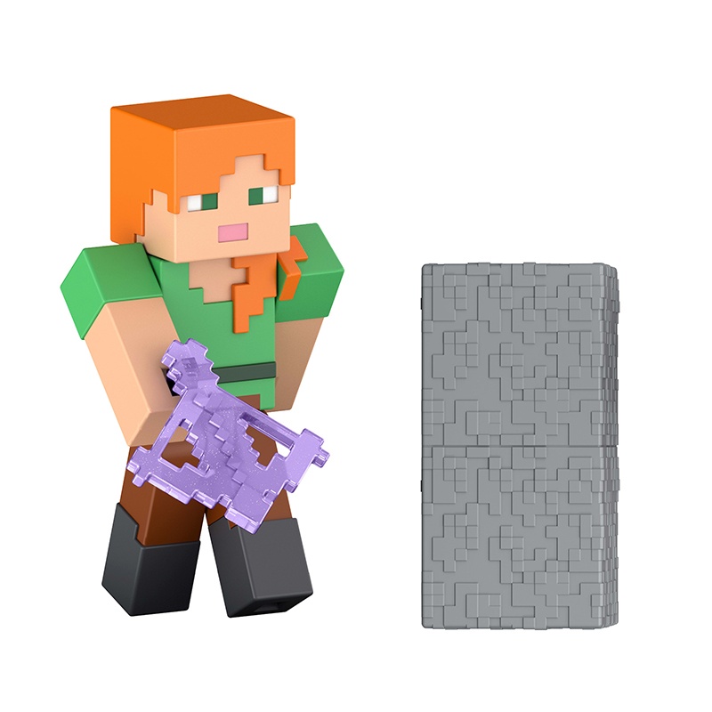 Minecraft Figura Alex com acessórios 9cm