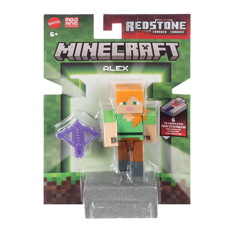 Minecraft Figura Alex con accesorios 9cm - Imagen 2