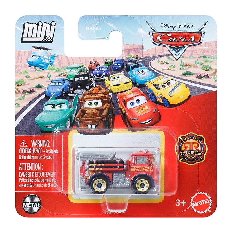 Cars Mini Racers Coche Rescue Red