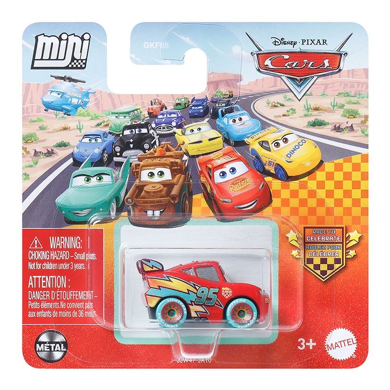 Cars Mini Racers Carro Flash McQueen