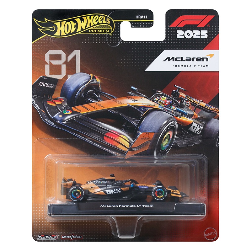 Hot Wheels Cotxe Fórmula 1- McLaren F1 81 Team 1:64