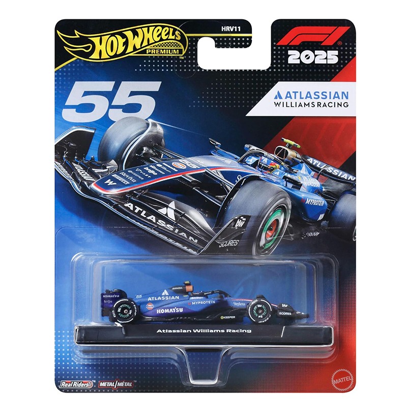 Hot Wheels Coche Formula 1 - Atlassian Williams Racing 55 1:64