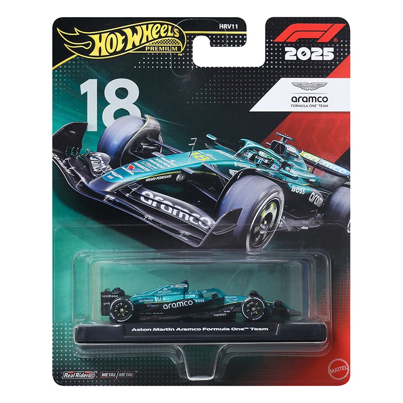 Hot Wheels Formula 1- Coche Aston Martin 18