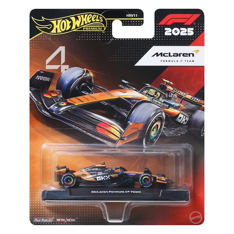 Hot Wheels Cotxe Formula 1- McLaren F1 Team 1:64