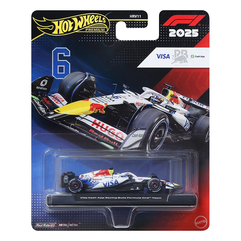 Hot Wheels Formula 1- Coche Visa Cash APP Racing Bulls 6