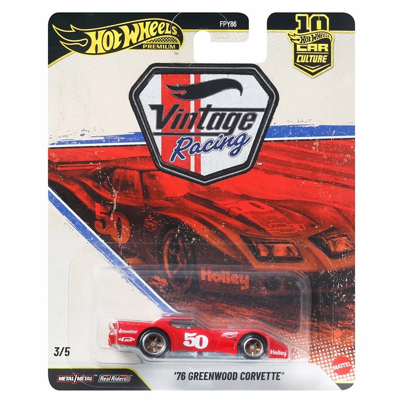 Hot Wheels Premium - Coche Greenwood Corvette 1:64