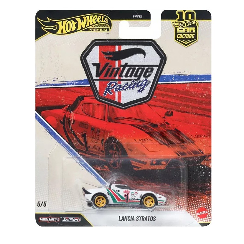 Hot Wheels Premium - Coche Lancia Stratos 1:64