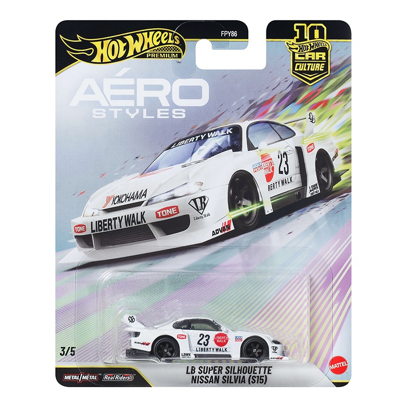 Hot Wheels Coche LB Super Silhouette Nissan Silvia (S15) Aéro Styles Car Culture 1:64