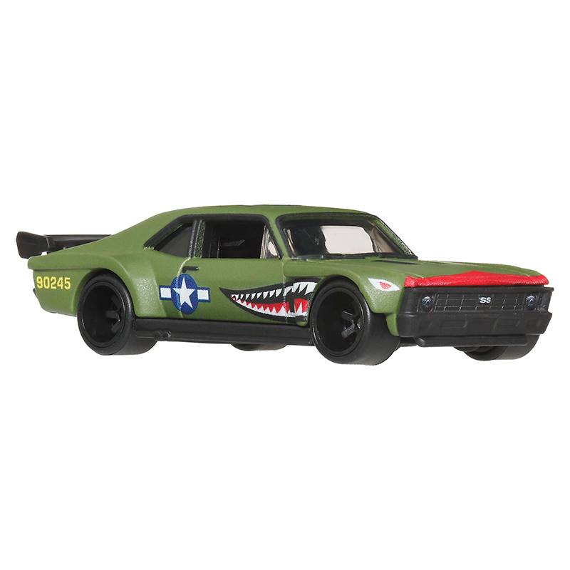 Hot Wheels Coche Custom Personnalise '70 Chevy Nova Aéro Styles Car Culture 1:64 - Imagen 3