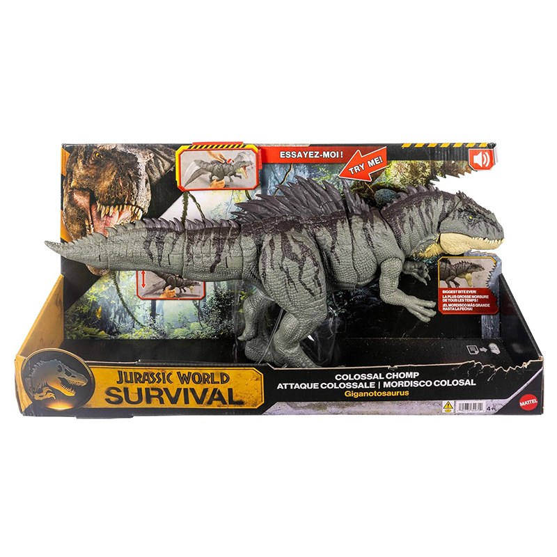 Jurassic World Figura Dinosaure Giganotosaurus Mossegada Colossal