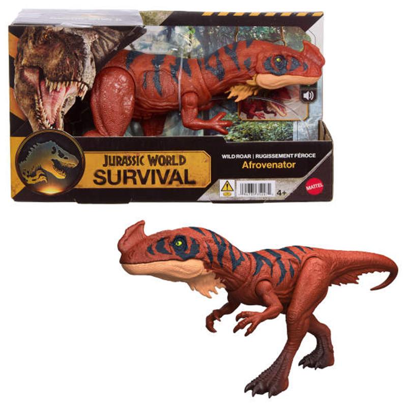 Jurassic World Survival Figura Dinossauro Afrovenator Wild Roar