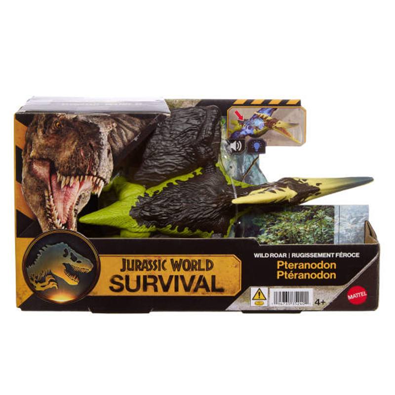 Jurassic World Survival Figura Dinosaurio Pteranodon Wild Roar - Imagen 3