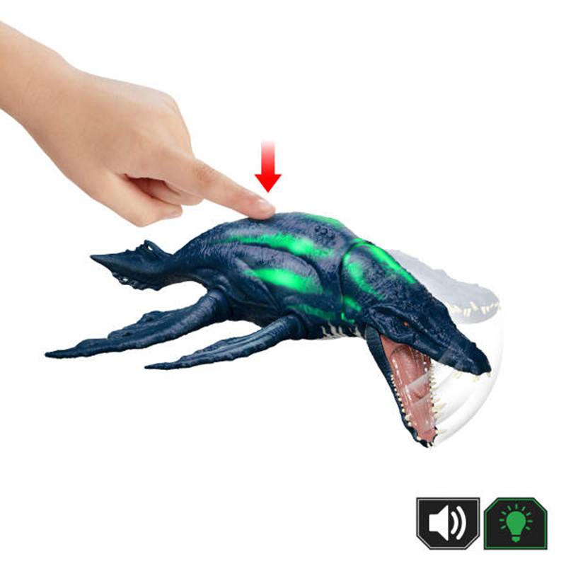Jurassic World Survival Figura Dinosaurio Brachauchenius Wild Roar - Imagen 3