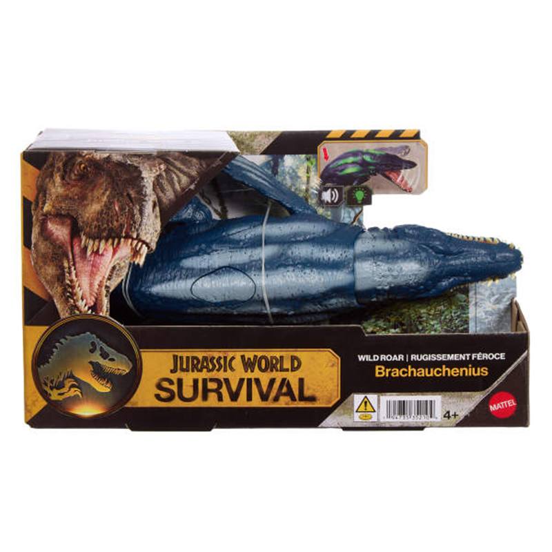 Jurassic World Survival Figura Dinosaurio Brachauchenius Wild Roar - Imagen 4