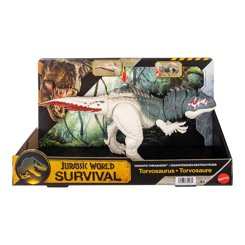 Jurassic World Gigantic Trackers Figura Dinosaurio Torvosaurus