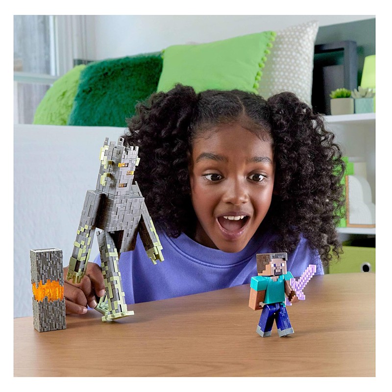 Minecraft Figura Crepitante Luces y Sonidos 20cm - Imagen 2