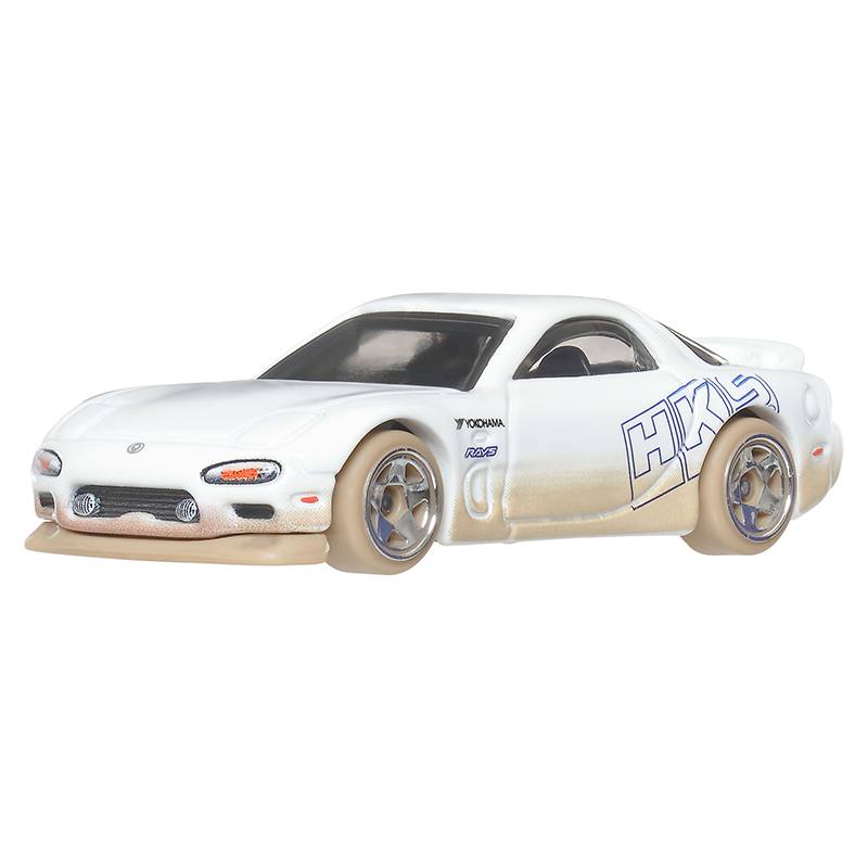 Hot Wheels Fast and Furious Coche 1995 Mazda RX-7 Race-Off 1:64 - Imagen 1