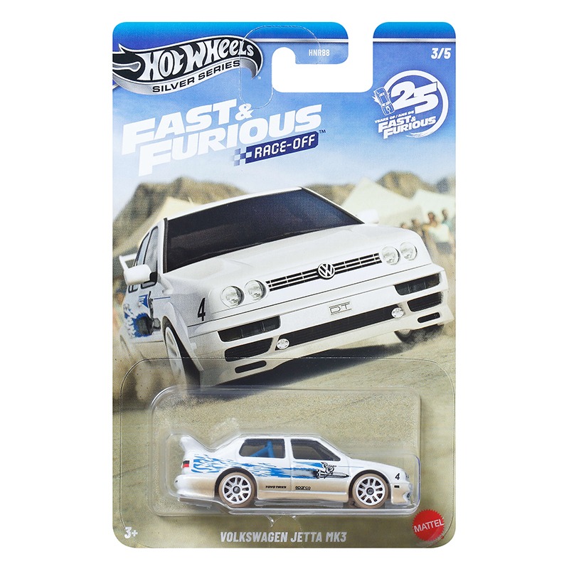 Hot Wheels Fast and Furious Carro Volkswagen Jetta MK3 Race-Off 1:64