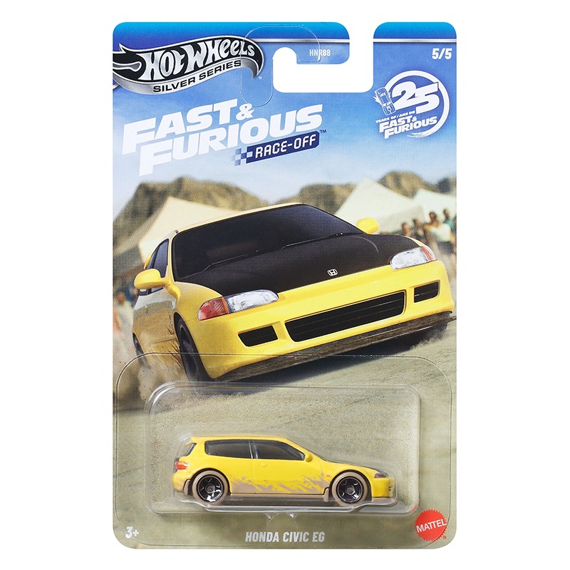 Hot Wheels Fast and Furious Coche Honda Civic Race-Off 1:64