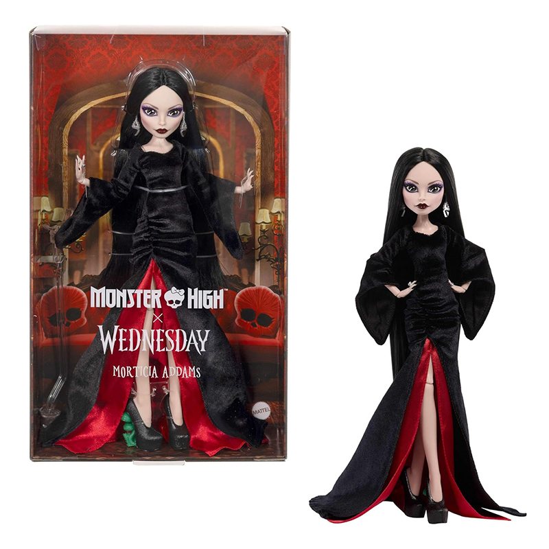Monster High Muñeca Wednesday Morticia Addams