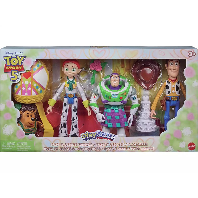 Toy Story Pack 5 Figuras: Buzz y Jessie para Siempre