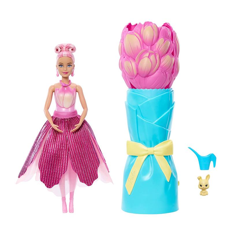 Barbie Petal Pop Boneca Tulipa Rosa