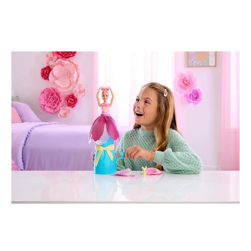 Barbie Petal Pop Muñeca Tulipan Rosa - Imagen 1