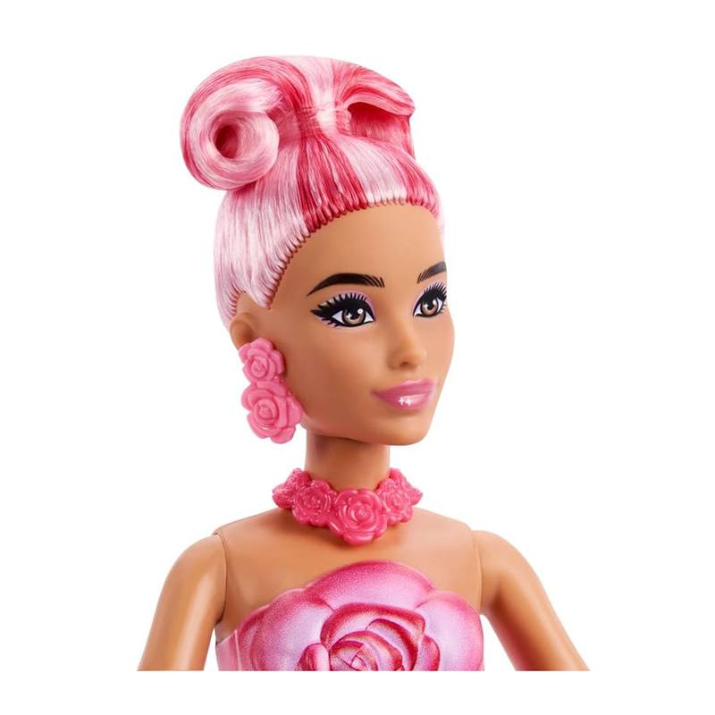 Barbie Petal Pop Boneca Rosa Vermelha - Imagem 2