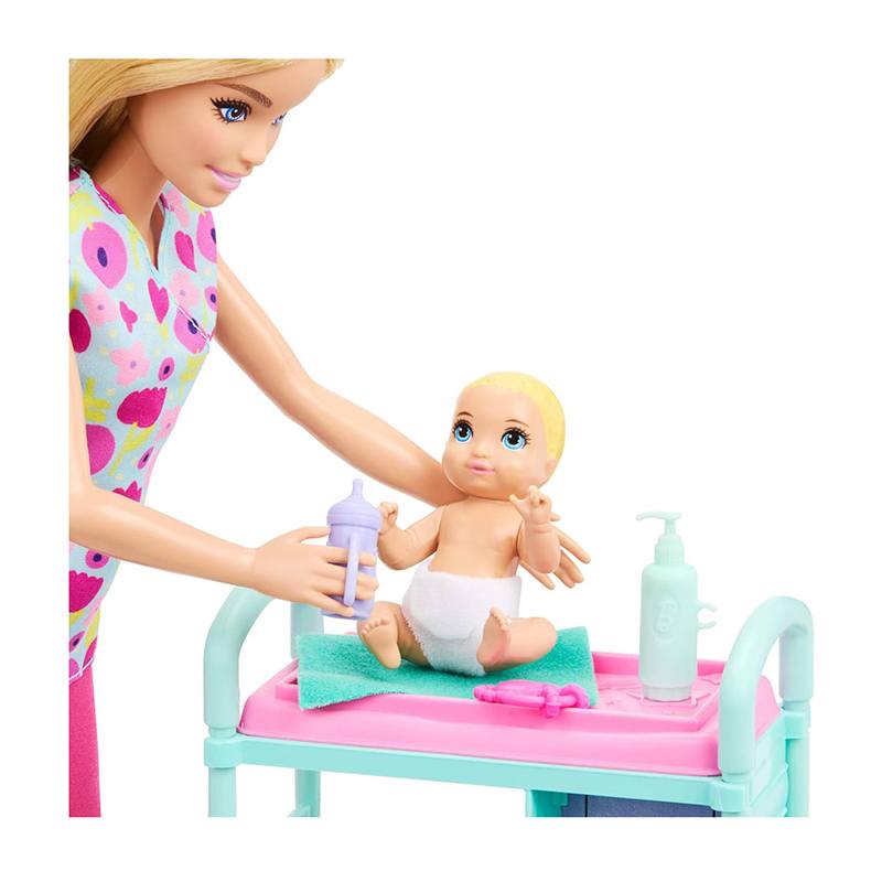 Barbie Boneca Profissões Pediatra com Acessórios - Imagem 1