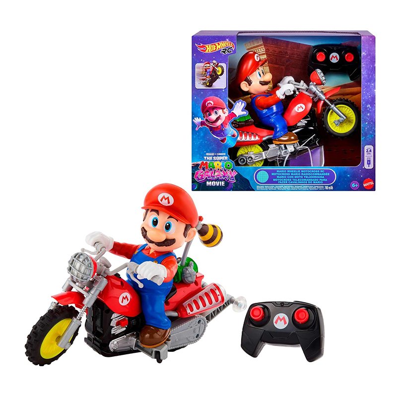 Hot Wheels Mario Galaxy con Moto RC