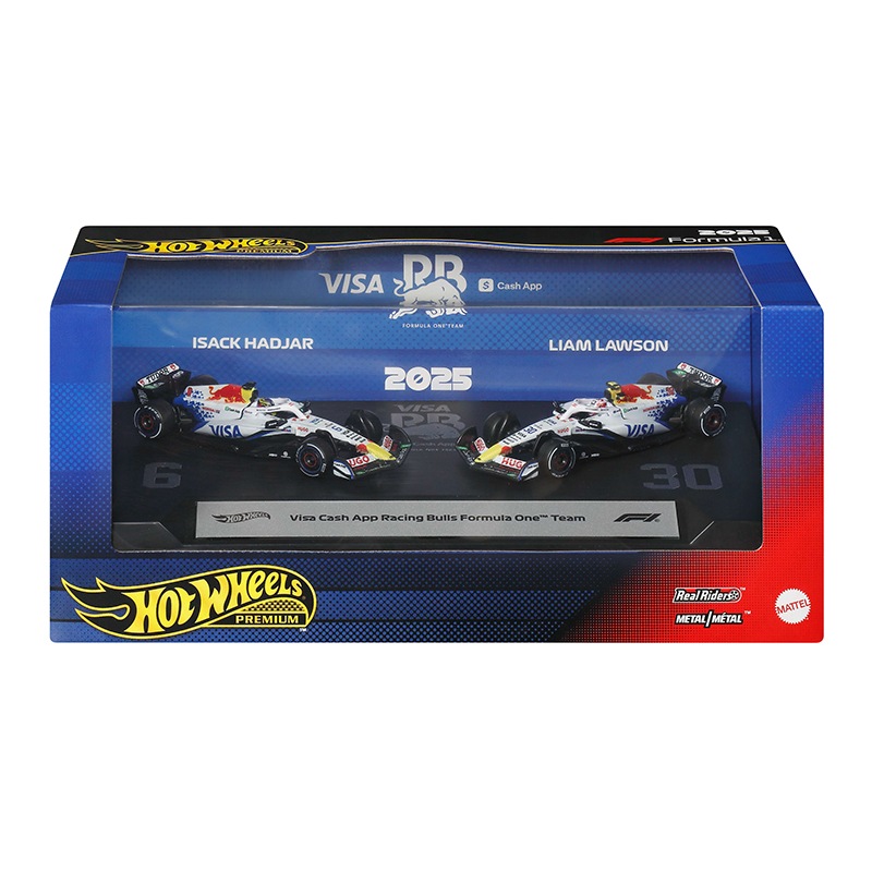 Hot Wheels F1 - Pack 2 Coches Premium Team Visa Racing Bulls