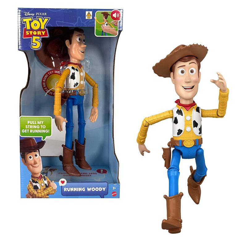 Disney Toy Story 5 Figura Woody Corredor y Parlanchín - Versión en español