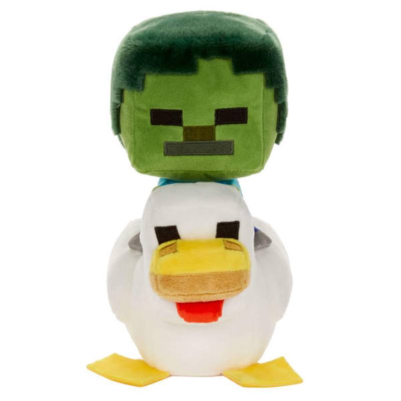 Minecraft Peluche Chicken Jockey 20cm - Imagen 1