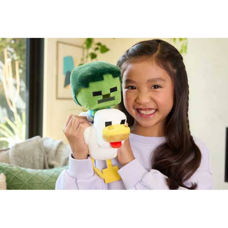 Minecraft Peluche Chicken Jockey 20cm - Imagen 2