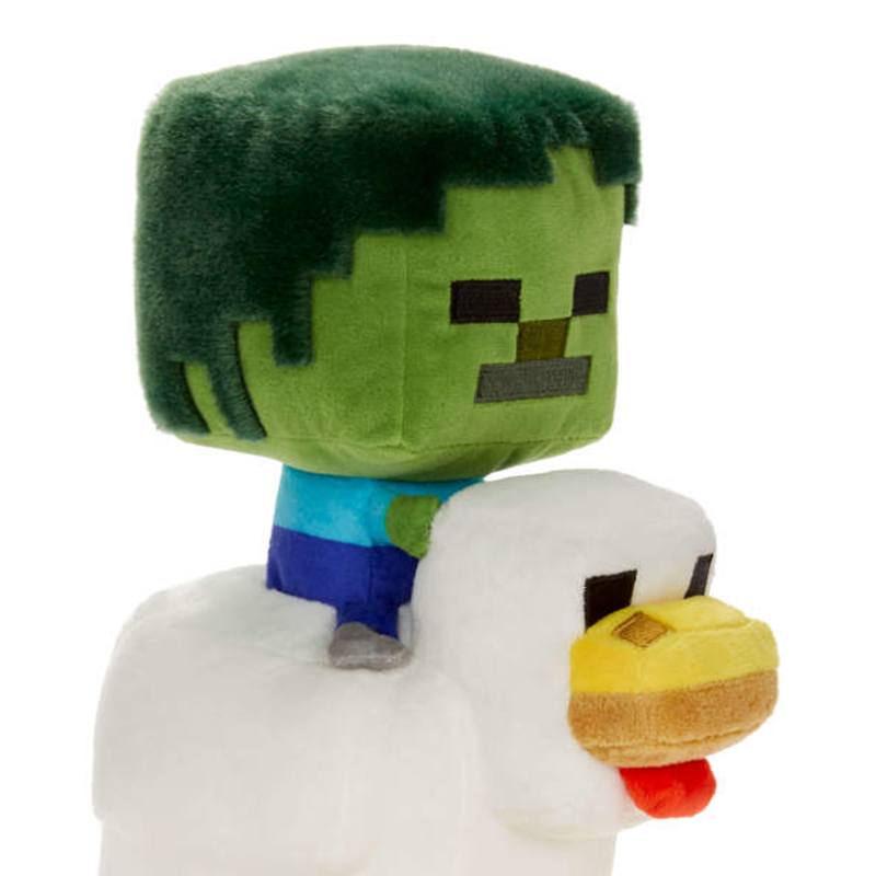 Minecraft Peluche Chicken Jockey 20cm - Imagen 3