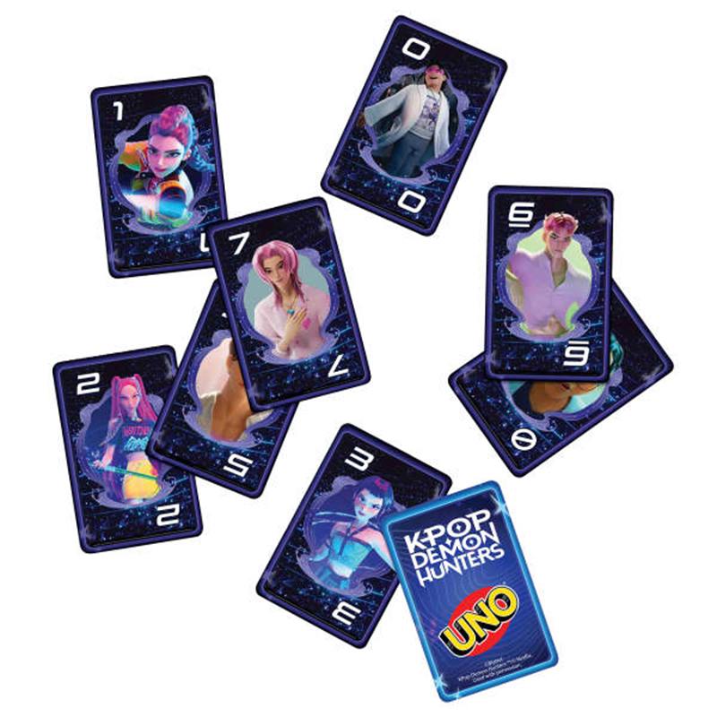 K-POP Demon Hunters - Juego de cartas UNO - Imagen 3