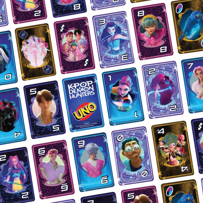K-POP Demon Hunters - Juego de cartas UNO - Imagen 5