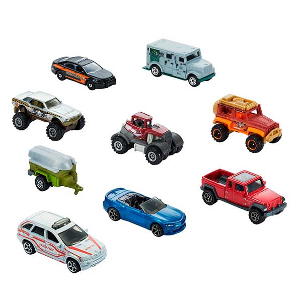 Matchbox Pack 9 Vehicles - Imatge 1