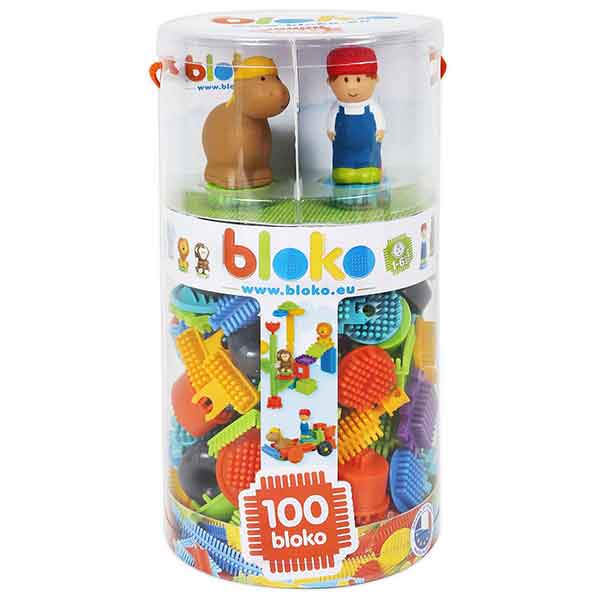 Bloko Cubo 100p com figuras Fazenda - Imagem 1