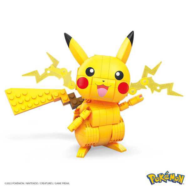 MEGA Construx Pokémon construir e exibir Pikachu - Imagem 1