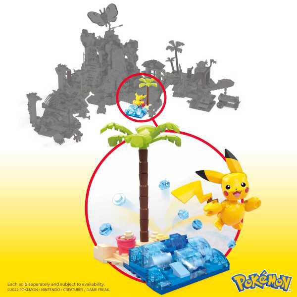 MEGA Construx Pokemon Pikachu en la playa - Imagen 4