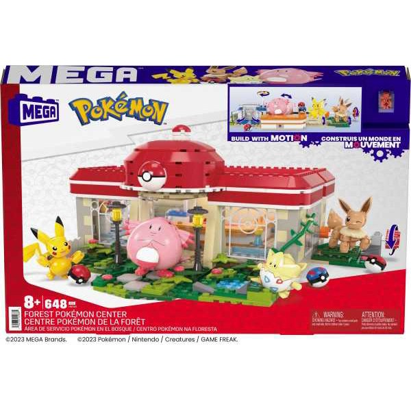 MEGA Construx Pokémon Centro Pokemon no bosque - Imagem 3