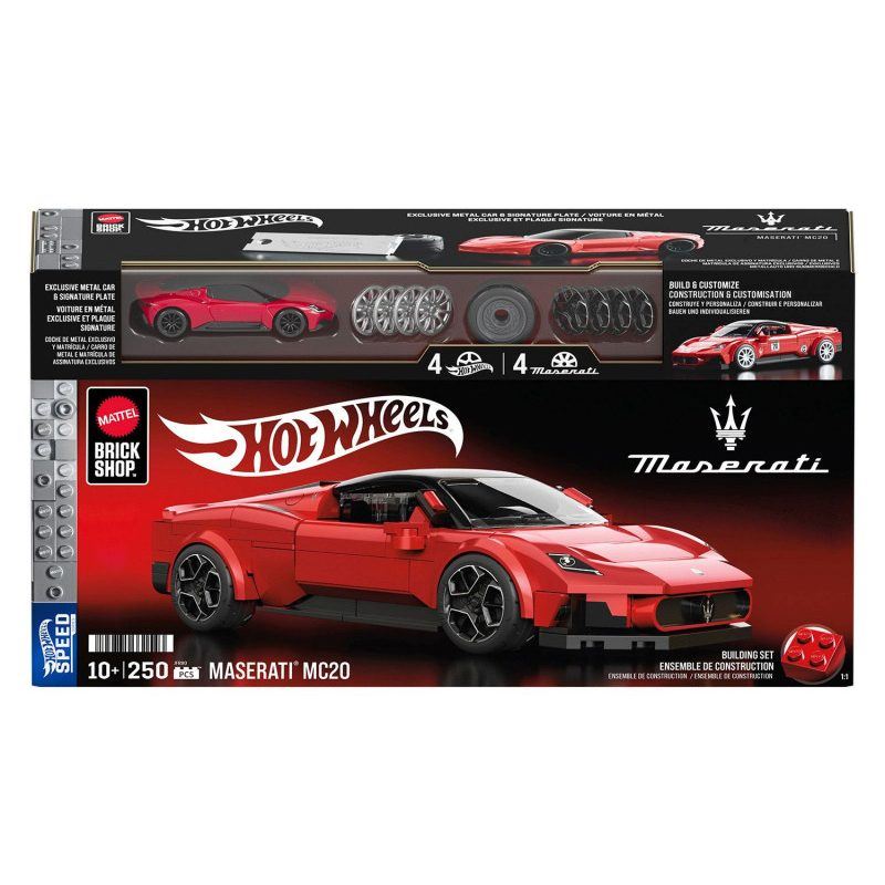 Mattel Brick Shop Hot Wheels Maserati MC20 Speed Series 250p