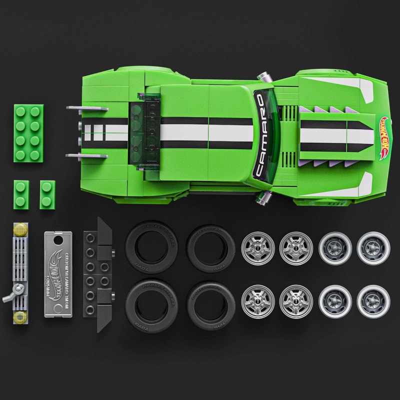 Brick Shop Hot Wheels Carro Custom 68 Camaro Speed Series - Imagem 1