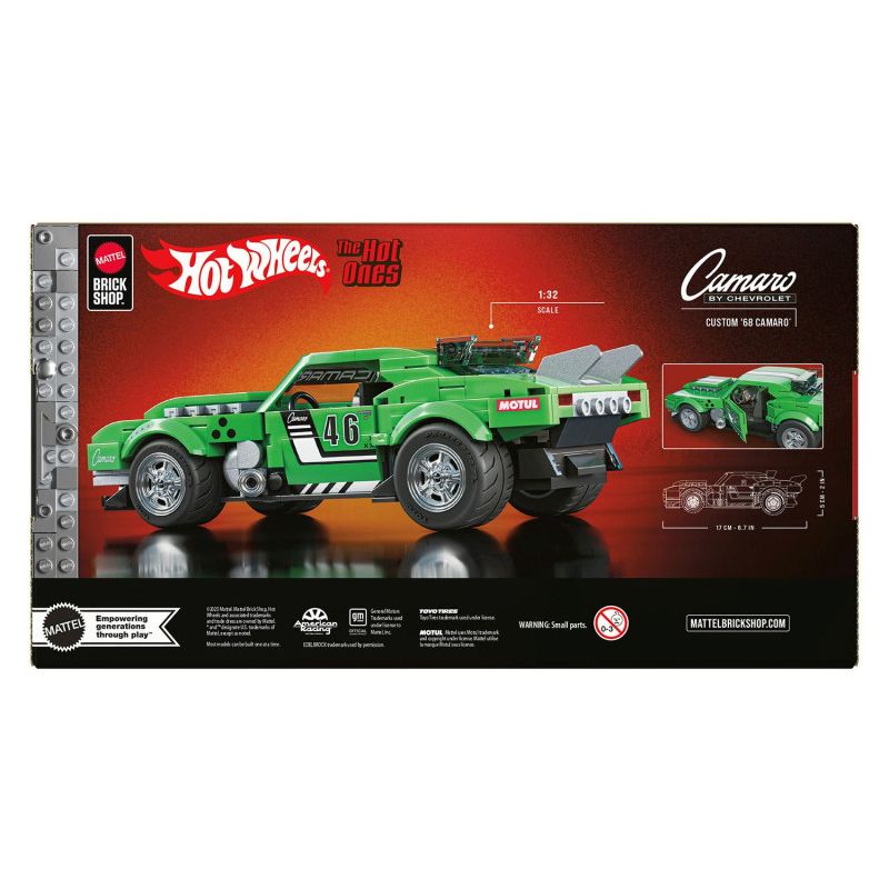 Brick Shop Hot Wheels Carro Custom 68 Camaro Speed Series - Imagem 3