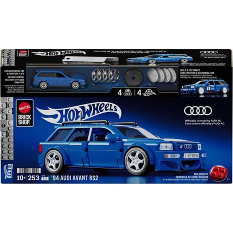 Mattel Brick Shop Hot Wheels Audi Avant RS2 357p