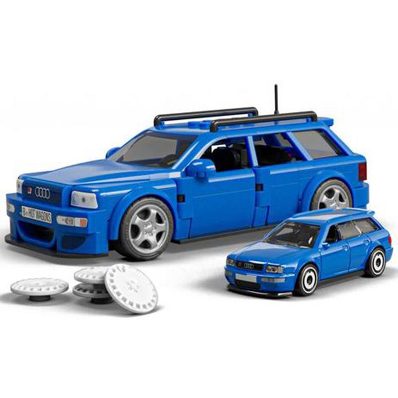 Mattel Brick Shop Hot Wheels Audi Avant RS2 357p - Imagem 2