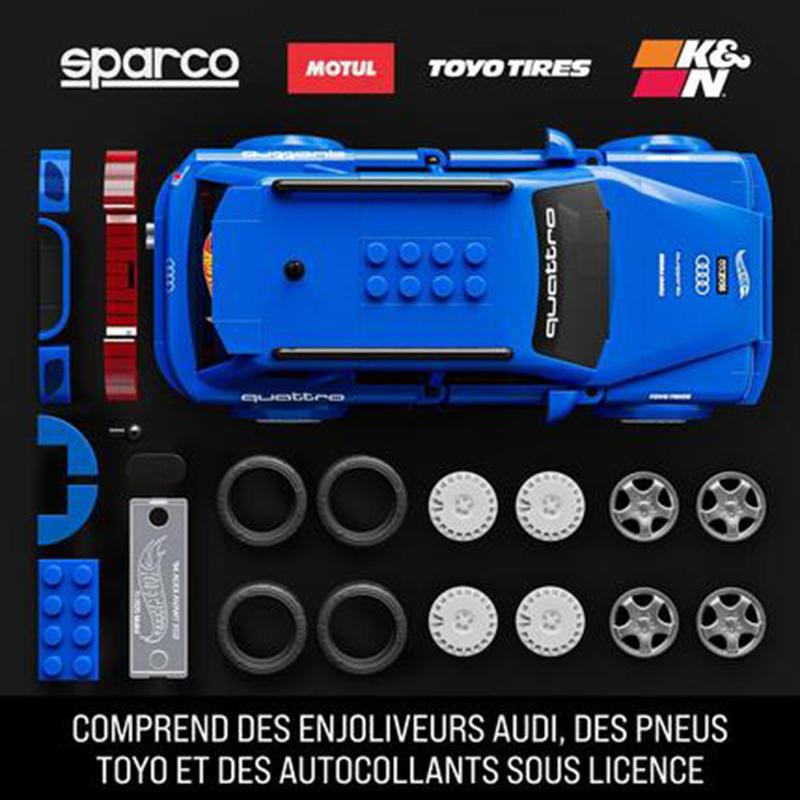 Mattel Brick Shop Hot Wheels Audi Avant RS2 357p - Imagem 3